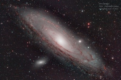 M31- Andromeda Galaxy - Stevel Katsikas 1-4-2021
