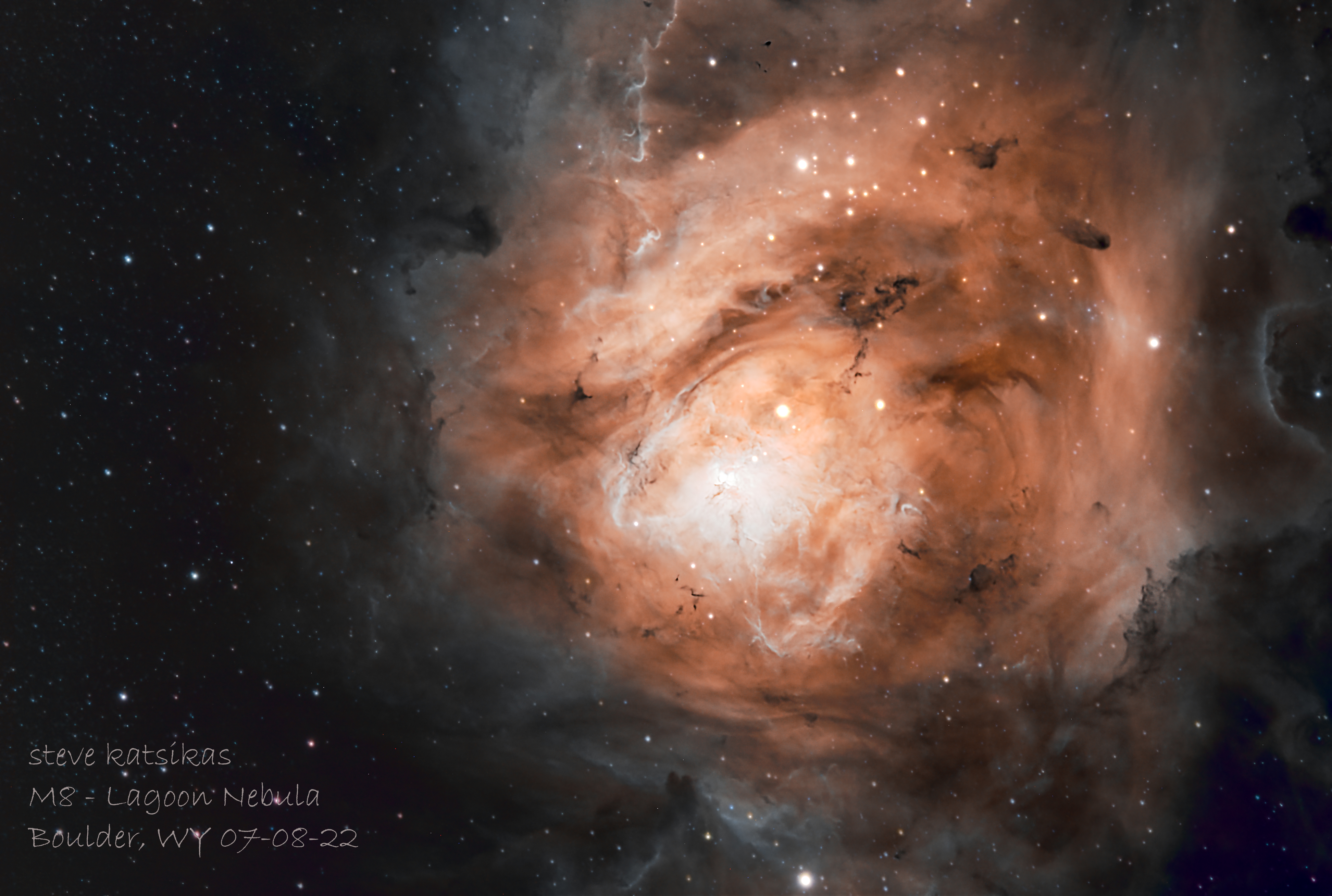 Lagoon Nebula (M8) - Steve Katsikas