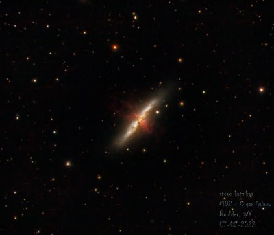 Cigar Galaxy (M82) - Steve Katsikas - 7-02-22