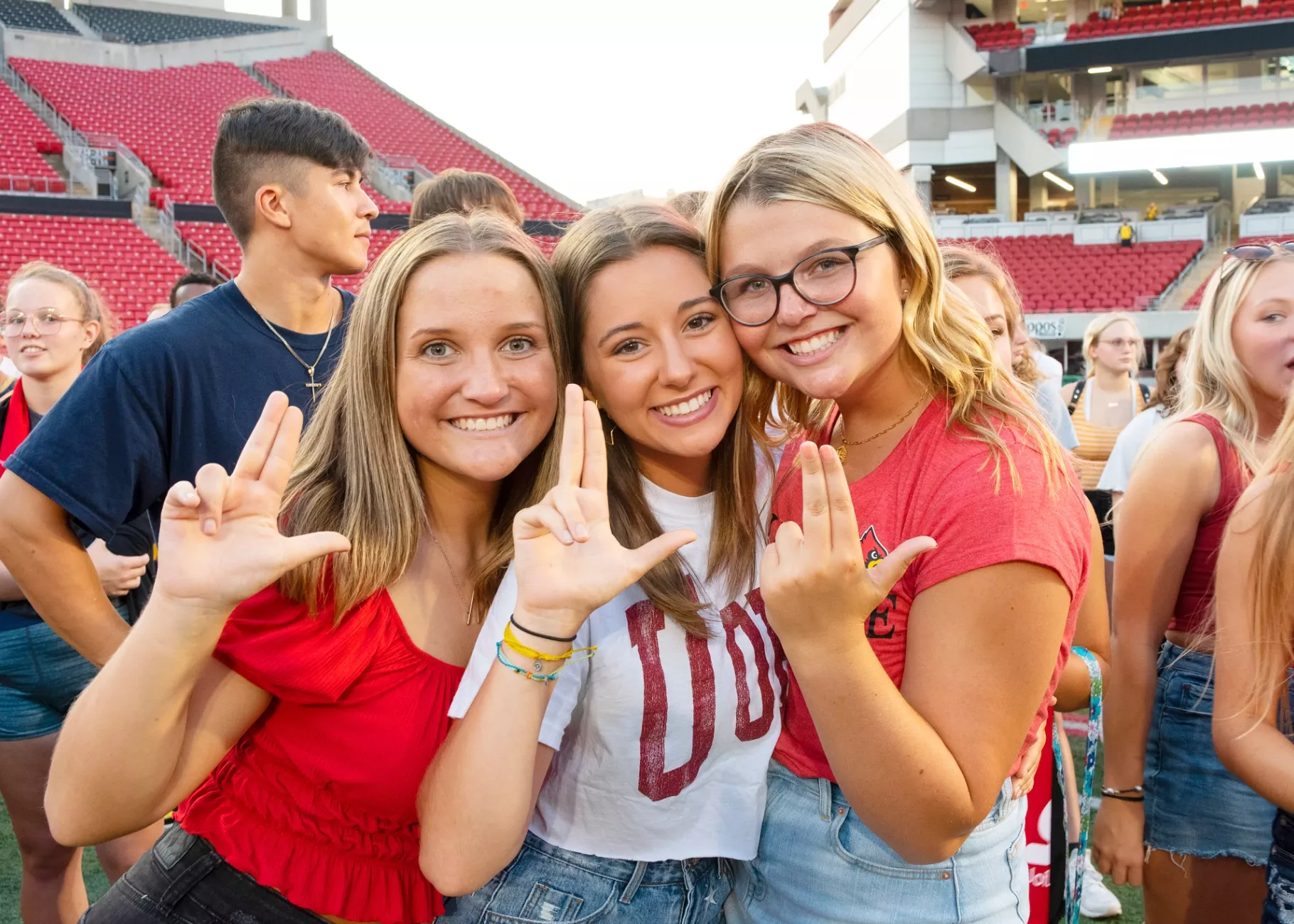 Staudents @ Welcome Week Concert in Cardinal Stadium
