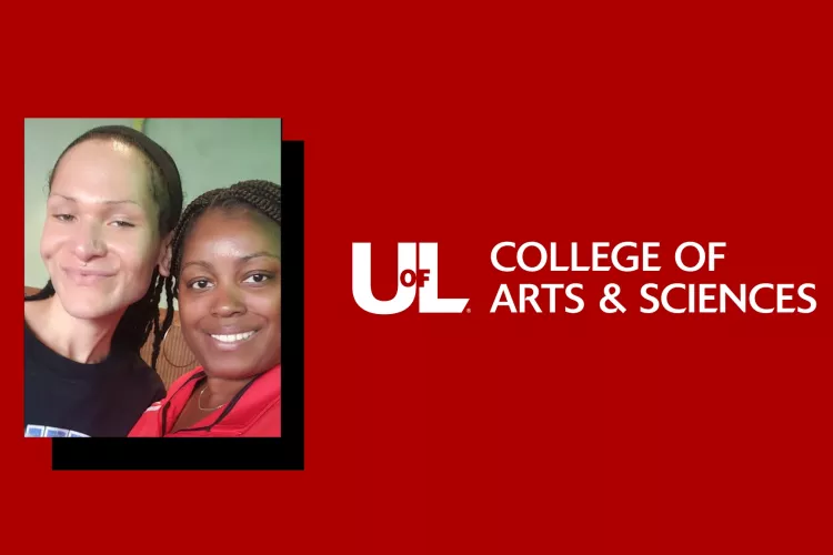 Aussie Rivers and DeShara Doub ’10, ’18