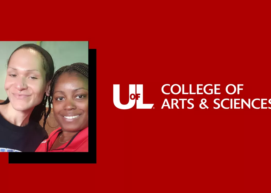 Aussie Rivers and DeShara Doub ’10, ’18