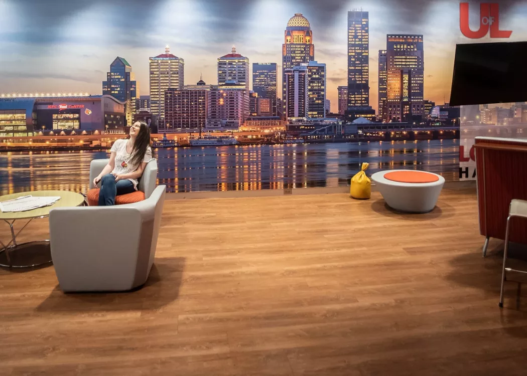 Interior image of Louisville Hall