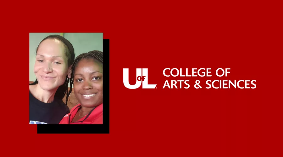 Aussie Rivers and DeShara Doub ’10, ’18